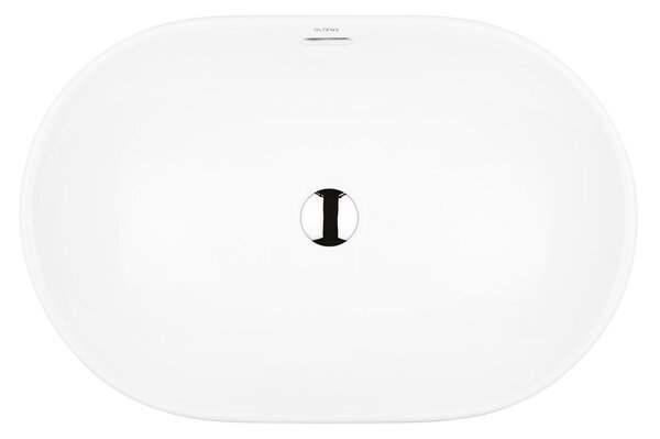 Oltens Tive umyvadlo 61x40 cm oválné zápustný bílá 40323000