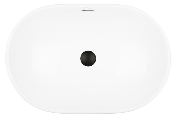 Oltens Tive umyvadlo 61x40 cm oválné zápustný bílá 40323000