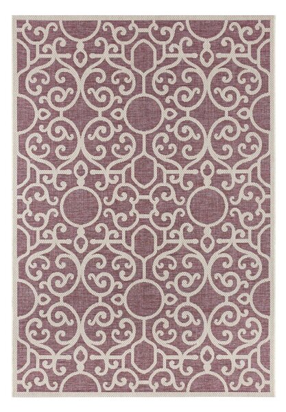 Fialovo-béžový venkovní koberec NORTHRUGS Nebo, 160 x 230 cm