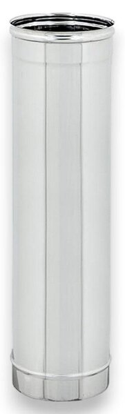 Kulatá trubka z nerezové oceli 304 pro kamna na dřevo, 100 cm × 25 cm