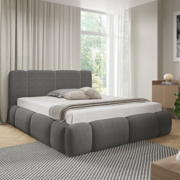Čalouněná postel s LED LEVAN 180x200 lambi 12