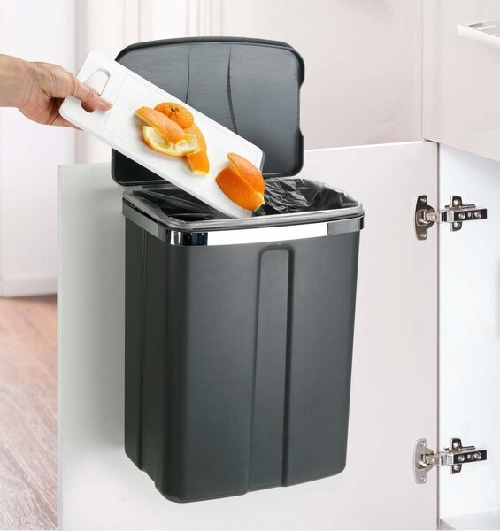 Wenko odpadkový koš 12 l šedá 54903100