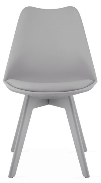 Set tří jídelních židlí MARK šedý (3 ks)