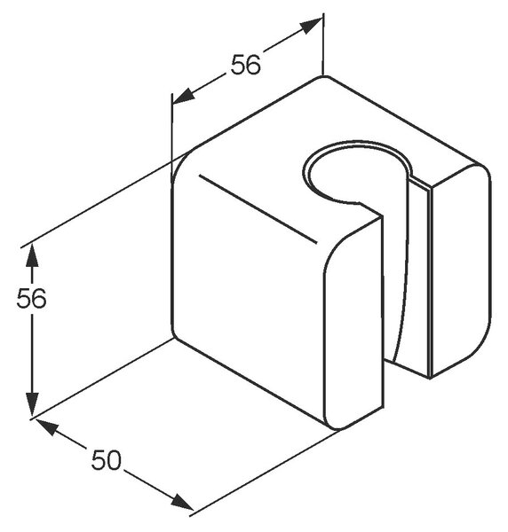 Kludi A-QA sprchový držák | cm 6555105-00