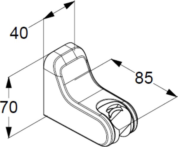 Kludi Freshline sprchový držák | cm 6455205-00