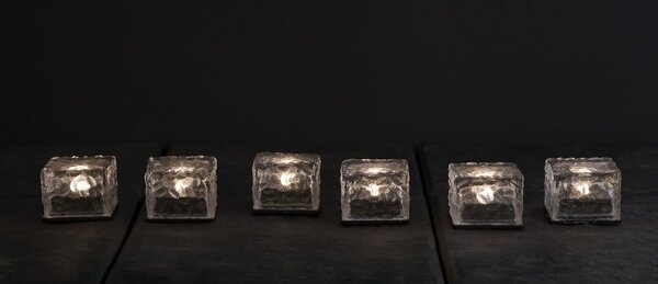 Venkovní solární LED svíčky v sadě 3 ks (výška 5,5 cm) Icecube – Star Trading