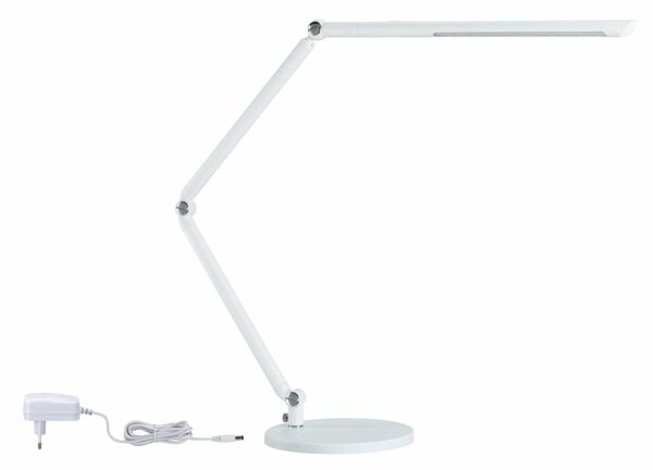 PAULMANN LED stolní lampa na psací stůl FlexBar bílá 10,6W WhiteSwitch 3.000K 789.11