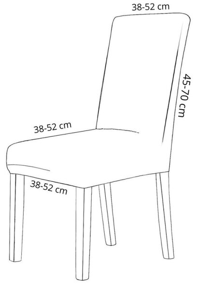 Potah na židli SPRINGOS SPANDEX HA0167 tyrkysový