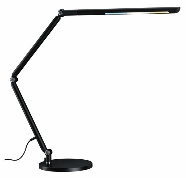 PAULMANN LED stolní lampa na psací stůl FlexBar černá 10,6W měnitelná bílá 3.000K 789.12