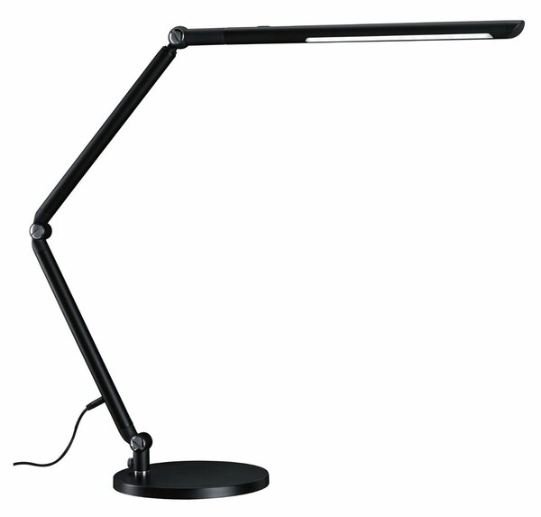 PAULMANN LED stolní lampa na psací stůl FlexBar černá 10,6W měnitelná bílá 3.000K 789.12
