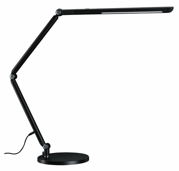PAULMANN LED stolní lampa na psací stůl FlexBar černá 10,6W měnitelná bílá 3.000K 789.12