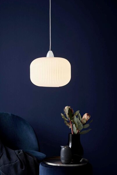 Nordlux Milford závěsné svítidlo 1x40 W bílá 46583001