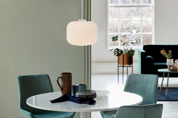 Nordlux Milford závěsné svítidlo 1x40 W bílá 46583001