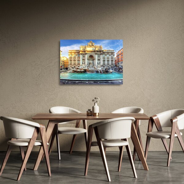 Skleněný obraz - Fontána di Trevi (70x50 cm)