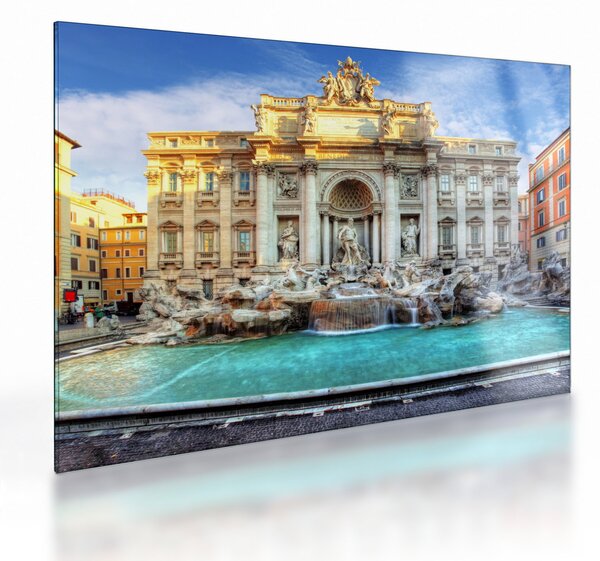 Skleněný obraz - Fontána di Trevi (70x50 cm)