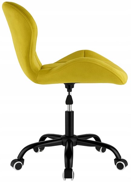 Ekspand | Kancelářská židle SKY74-1A – Ergonomická – Hořčičná/černá – Moderní design – Vysoký komfort