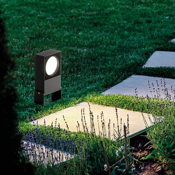 Ideal Lux Venkovní svítidlo SIRIO, 1xGX53, v. 19 cm, IP65 Barva: Kávová