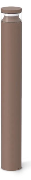 Ideal Lux Venkovní LED sloupek BOEING, 14W, v. 100 cm, IP65 Barva: Kávová
