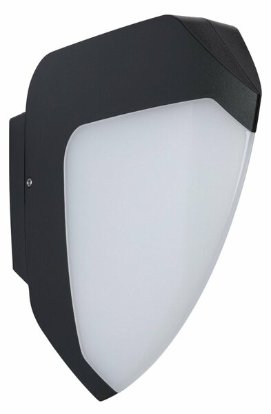 PAULMANN LED venkovní nástěnné svítidlo Smart Home Zigbee Ikosea neláká hmyz IP44 50x203mm CCT 4,4W 230V antracit umělá hmota
