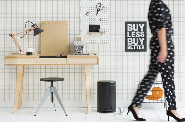 Brabantia NewIcon odpadkový koš 12 l černá 113741