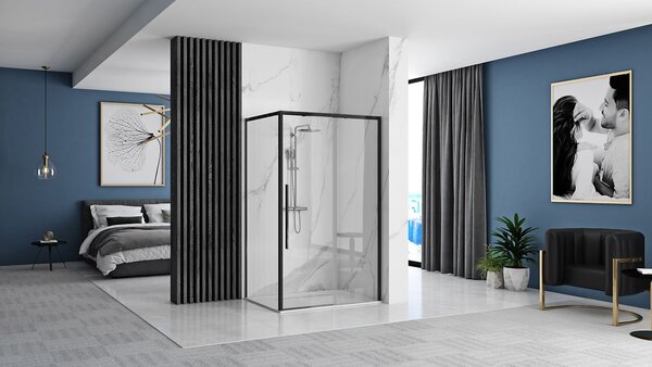 Sprchový Kout SOLAR Black 90x90