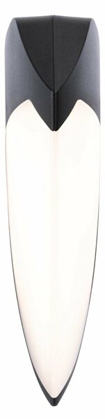 PAULMANN LED venkovní nástěnné svítidlo Ikosea soumrakový senzor a pohybové čidlo IP44 50x203mm 3000K 4,4W 230V antracit umělá hmota