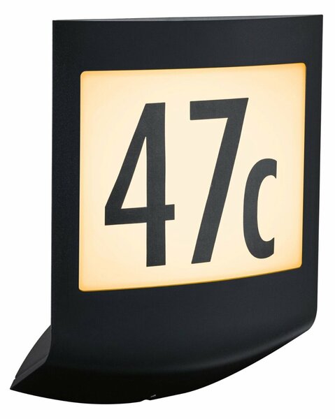 PAULMANN LED venkovní nástěnné svítidlo Smart Home Zigbee Padea soumrakový senzor neláká hmyz IP44 198x71mm CCT 8,2W 230V antracit umělá hmota