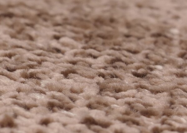 Sada 2 jídelních židlí HWC-N73, kuchyňská židle, otočná s automatickým návratem, látka/textil šenil (490 g/m²) Oeko-Tex hnědá