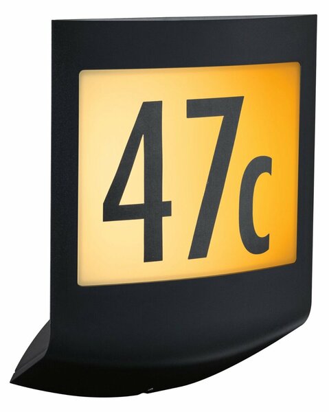 PAULMANN LED venkovní nástěnné svítidlo Smart Home Zigbee Padea soumrakový senzor neláká hmyz IP44 198x71mm CCT 8,2W 230V antracit umělá hmota