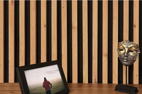 Designový akustický panel Dub Artisan - 18 cm - 4 lamely
