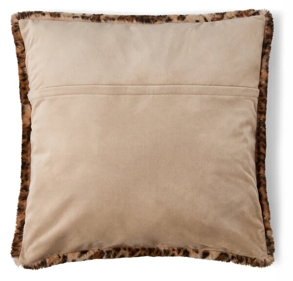 Skinnwille Home Collection Velký polštář Leo Brown XL, leopard, 65x65 cm