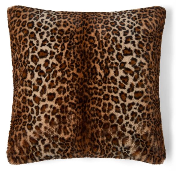 Skinnwille Home Collection Velký polštář Leo Brown XL, leopard, 65x65 cm
