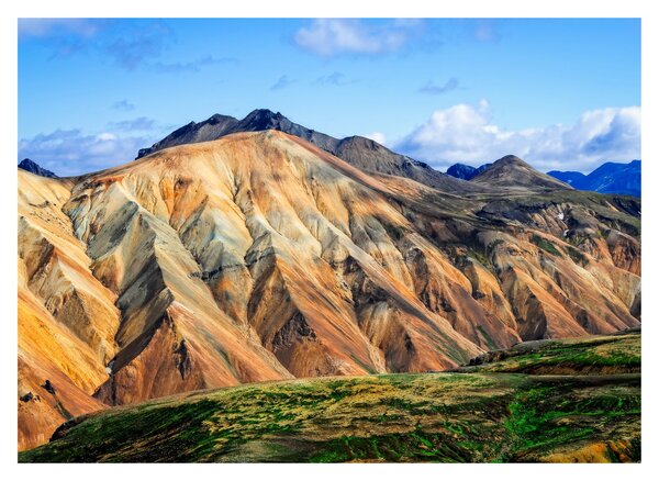 Skleněný obraz - Landmannalaugar (70x50 cm)