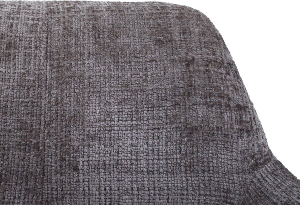 Sada 6 jídelních židlí HWC-A50 II, kuchyňská židle čalouněná židle, dřevo látka/textil šenil (465g/m²) hnědá