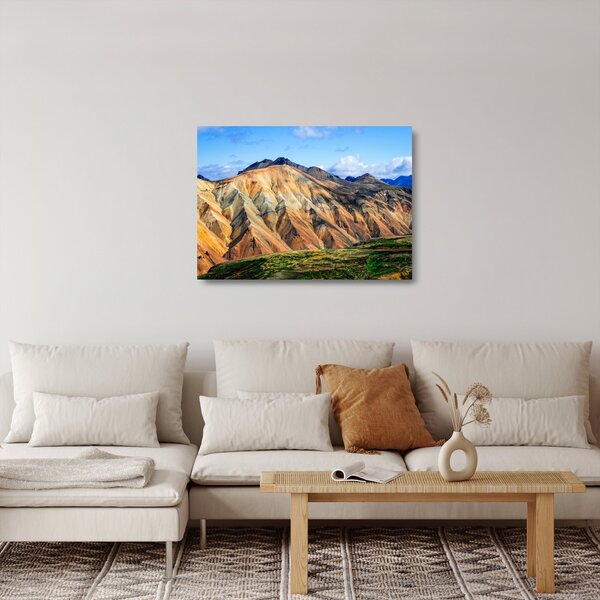 Skleněný obraz - Landmannalaugar (70x50 cm)