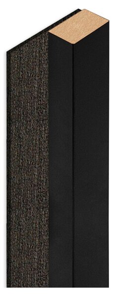 Designový akustický panel - černá - 5 cm - 1 lamela