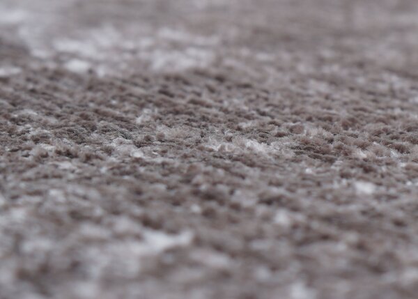 Sada 6 jídelních židlí HWC-A50 II, kuchyňská židle čalouněná židle, dřevo látka/textil šenil (465g/m²) hnědá