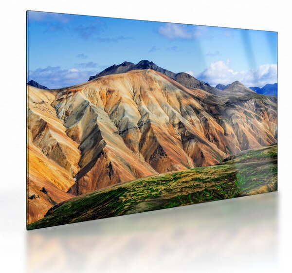 Skleněný obraz - Landmannalaugar (70x50 cm)