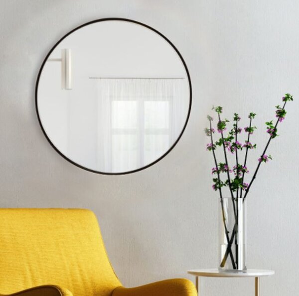 Baltica Design Tiny Border Round zrcadlo 80x80 cm kulatý černá 5904107904450