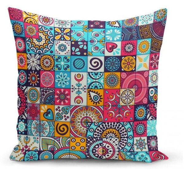 Povlaky na polštáře v sadě 4 ks 45x45 cm Mandala Tiles – Minimalist Cushion Covers