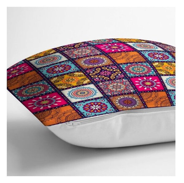 Povlaky na polštáře v sadě 4 ks 45x45 cm Mandala Tiles – Minimalist Cushion Covers