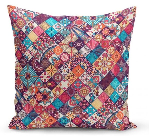 Povlaky na polštáře v sadě 4 ks 45x45 cm Mandala Tiles – Minimalist Cushion Covers