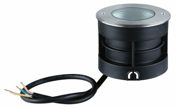 PAULMANN LED zemní svítidlo Vanea IP67 kruhové 100mm 3000K 3,5W 230V hliník hliník