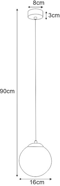 Kaja Savoy závěsné svítidlo 1x40 W bílá-černá K-4921