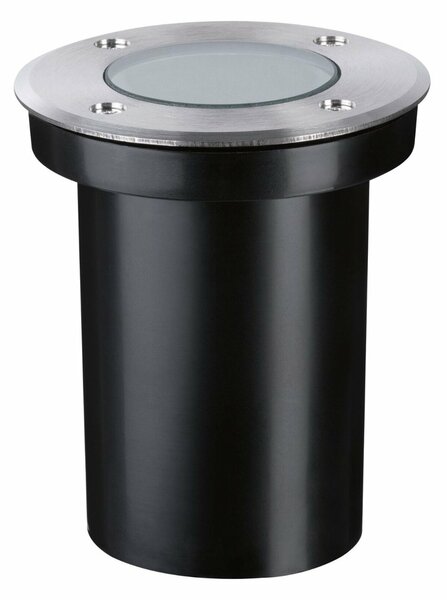 PAULMANN LED zemní svítidlo zlaté světlo neláká hmyz IP65 110mm 2200 - 2200K 4,3W 230V ocel kartáčovaný ocel/umělá hmota