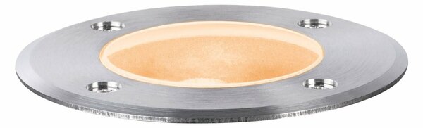 PAULMANN LED zemní svítidlo zlaté světlo neláká hmyz IP65 110mm 2200 - 2200K 4,3W 230V ocel kartáčovaný ocel/umělá hmota