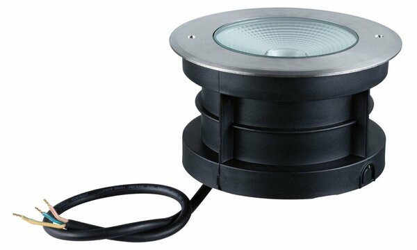 PAULMANN LED zemní svítidlo Vanea IP67 kruhové 160mm 3000K 15,5W 230V hliník hliník