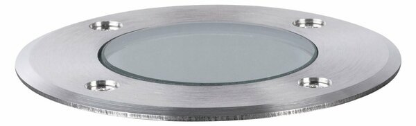 PAULMANN LED zemní svítidlo zlaté světlo neláká hmyz IP65 110mm 2200 - 2200K 4,3W 230V ocel kartáčovaný ocel/umělá hmota