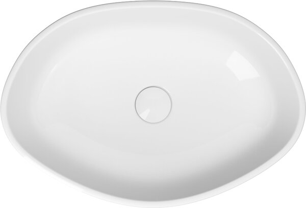 Cersanit City umyvadlo 52.5x35 cm oválné na pult bílá K35-046