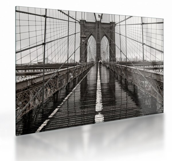 Skleněný obraz - Brooklynský most (70x50 cm)